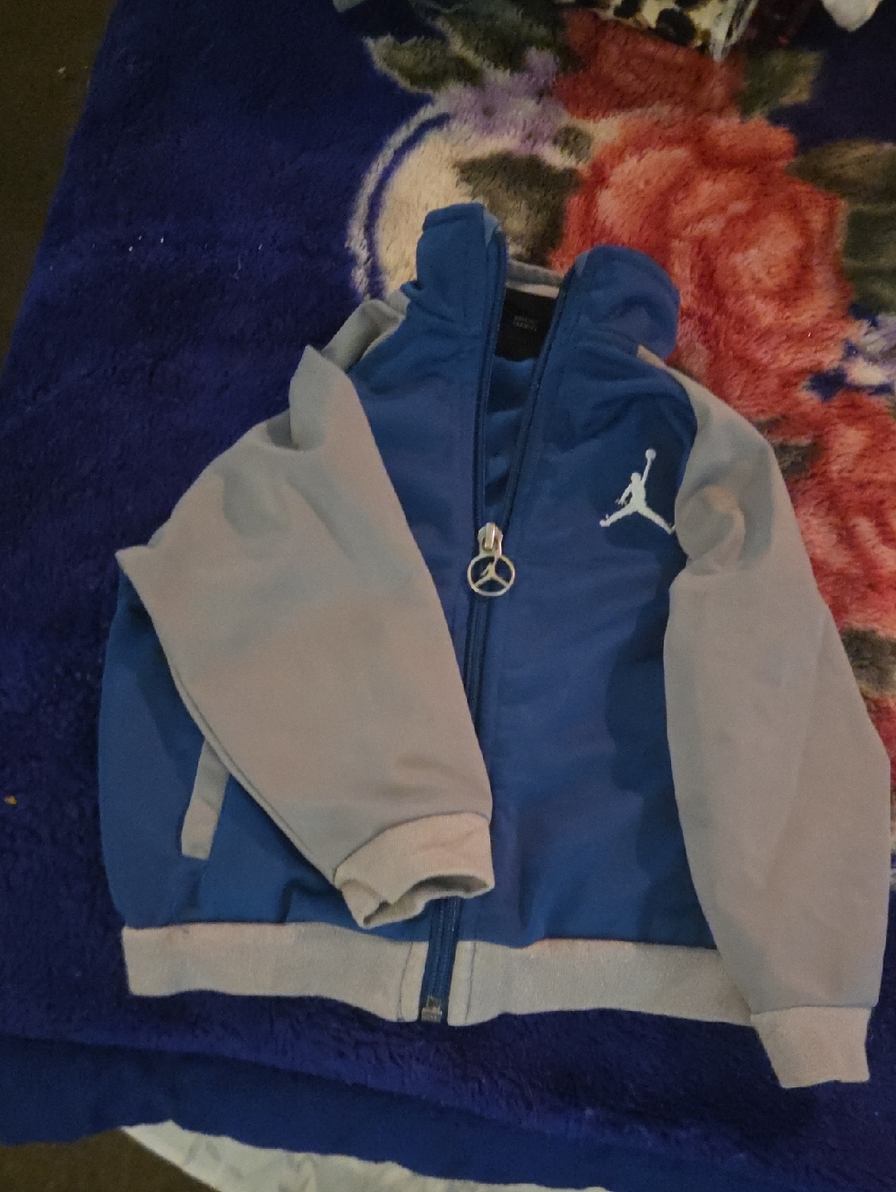 Jordan Blue and Light Gray Sweater Size 12m